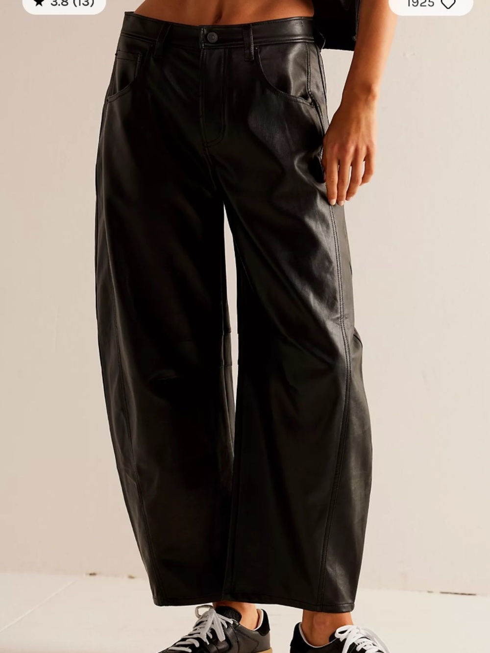 Brand new leather barrel by free people